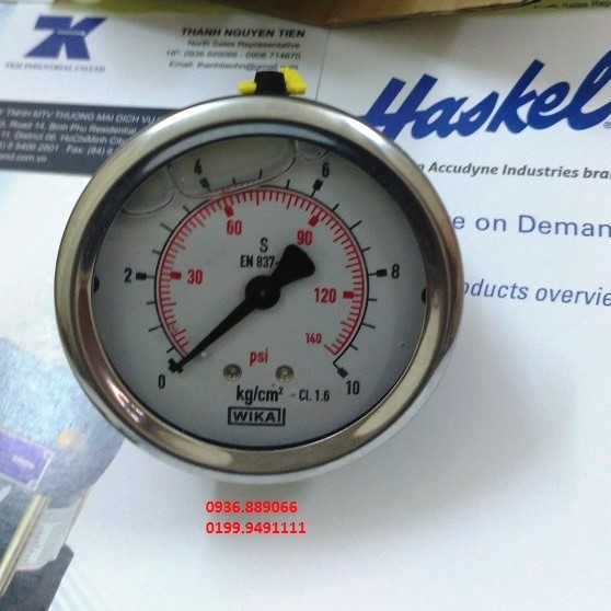 Đồng hồ đo áp lực Wika 0 - 10 kg/cm2