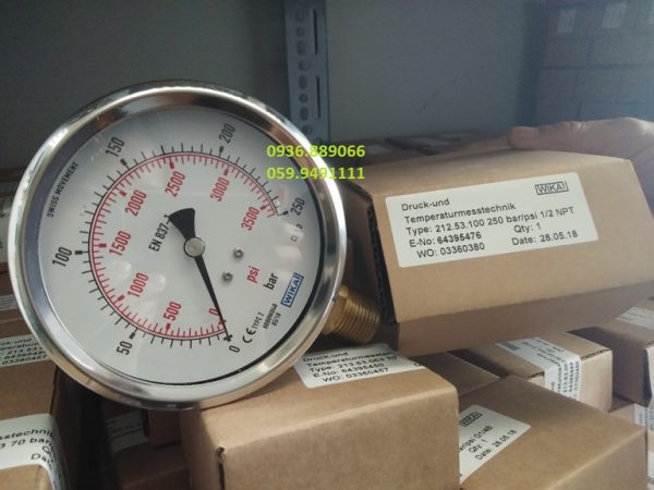 Đồng hồ đo áp suất Wika xịn