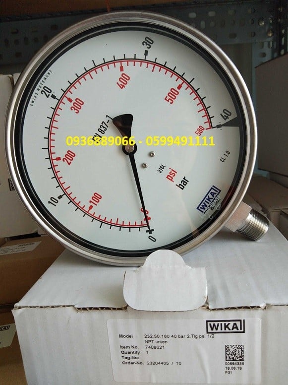Đồng hồ đo áp suất Wika 232.50 tại TKH Industrial